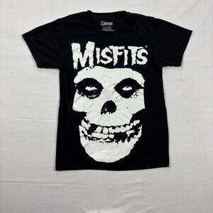 Misfits Crimson Ghost Skull Graphic Band T-Shirt Small Black Punk Rock Tee